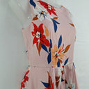 Second-Hand - Cue Musk Floral Pleated Midi Dress Size 8 - SwapUp
