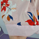 Second-Hand - Cue Musk Floral Pleated Midi Dress Size 8 - SwapUp