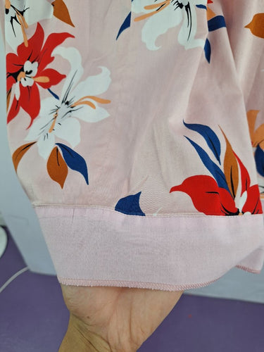 Second-Hand - Cue Musk Floral Pleated Midi Dress Size 8 - SwapUp