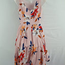 Second-Hand - Cue Musk Floral Pleated Midi Dress Size 8 - SwapUp