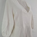 Second-Hand - Witchery Linen Blend Deep V Midi Dress Size 8 - SwapUp