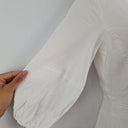 Second-Hand - Witchery Linen Blend Deep V Midi Dress Size 8 - SwapUp