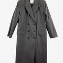 Second-Hand - Witchery Dove Grey Double Breasted Suit Coat Size 8 - SwapUp