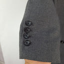 Second-Hand - Witchery Dove Grey Double Breasted Suit Coat Size 8 - SwapUp