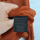 Second-Hand - David Lawrence Cinnamon Tie Front Blouse Size 6 - SwapUp