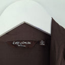 Second-Hand - Faye Browne Vintage Brown Tie Neck Top Size 12 - SwapUp