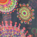 Second-Hand - Desigual Semi Sheer Rainbow Burst Top Size S - SwapUp
