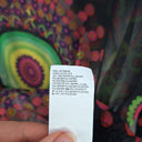 Second-Hand - Desigual Semi Sheer Rainbow Burst Top Size S - SwapUp