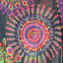 Second-Hand - Desigual Semi Sheer Rainbow Burst Top Size S - SwapUp