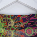 Second-Hand - Desigual Semi Sheer Rainbow Burst Top Size S - SwapUp