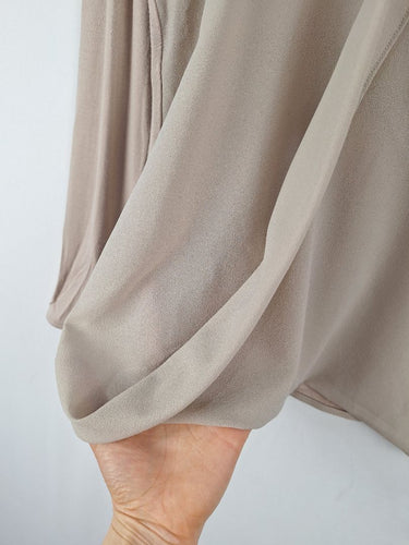 Second-Hand - Crea Concept Moon Dust Draped Top Size 10 - SwapUp
