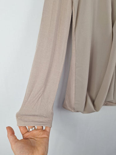 Second-Hand - Crea Concept Moon Dust Draped Top Size 10 - SwapUp