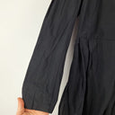 Second-Hand - David Pond Midnight Shimmer Snap Button Crinkle Jacket Size 10 - SwapUp