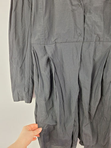 Second-Hand - David Pond Midnight Shimmer Snap Button Crinkle Jacket Size 10 - SwapUp