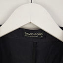 Second-Hand - David Pond Midnight Shimmer Snap Button Crinkle Jacket Size 10 - SwapUp