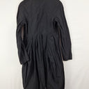 Second-Hand - David Pond Midnight Shimmer Snap Button Crinkle Jacket Size 10 - SwapUp