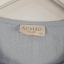 Second-Hand - Nomad Dusty Blue Linen High-Low Top Size XS - SwapUp