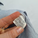 Second-Hand - Nomad Dusty Blue Linen High-Low Top Size XS - SwapUp