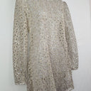 Second-Hand - Stevie May Timeless Silver Embroidered & Sequin Mini Dress Size M - SwapUp