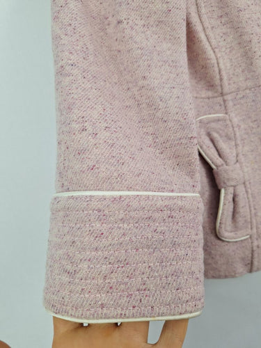 Second-Hand - Alannah Hill Bowed Marle Cropped Jacket Size 10 - SwapUp