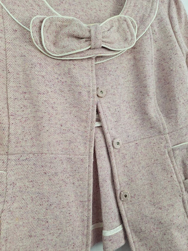 Second-Hand - Alannah Hill Bowed Marle Cropped Jacket Size 10 - SwapUp