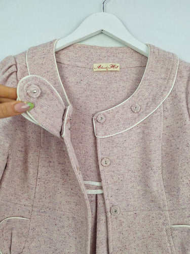 Second-Hand - Alannah Hill Bowed Marle Cropped Jacket Size 10 - SwapUp