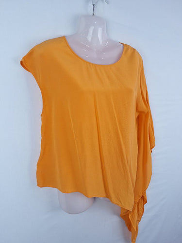 Second-Hand - Sass & Bide Zesty Asymmetric Silk Top Size 12 - SwapUp