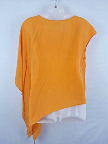 Second-Hand - Sass & Bide Zesty Asymmetric Silk Top Size 12 - SwapUp