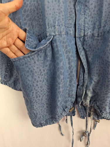 Second-Hand - Seed Light Mottled Anorak Jacket Size 10 - SwapUp