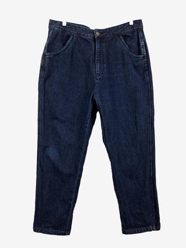 Elk Dark Denim Jeans with Back Cinch Size 16