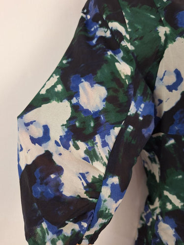 Second-Hand - Whistles Bella Luna Print Midi Dress Size 8 - SwapUp