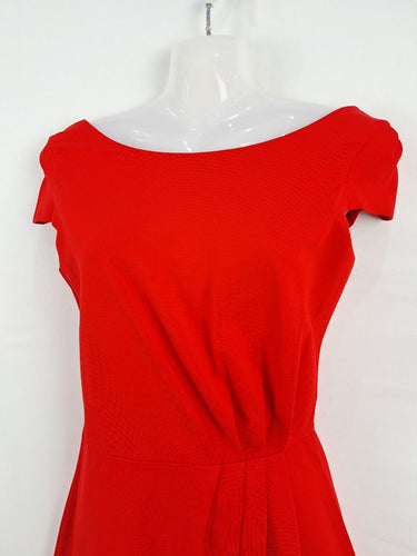 Second-Hand - Great Plains Candy Red Chic Zip Back Dress Size XS - SwapUp