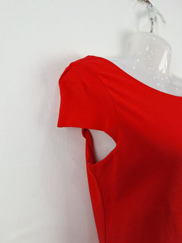Second-Hand - Great Plains Candy Red Chic Zip Back Dress Size XS - SwapUp