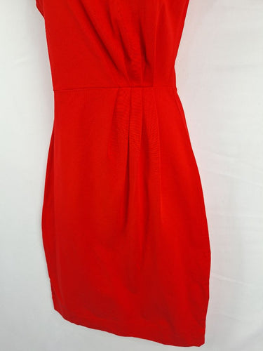 Second-Hand - Great Plains Candy Red Chic Zip Back Dress Size XS - SwapUp