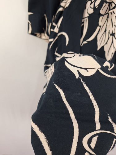 Second-Hand - Great Plains Dark Navy Effortless Playful Mini Dress Size XS - SwapUp