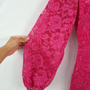 Second-Hand - Chi Chi London Dazzling Hot Pink Laced Mini Dress Size 10 - SwapUp