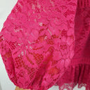 Second-Hand - Chi Chi London Dazzling Hot Pink Laced Mini Dress Size 10 - SwapUp