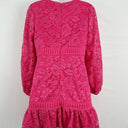 Second-Hand - Chi Chi London Dazzling Hot Pink Laced Mini Dress Size 10 - SwapUp