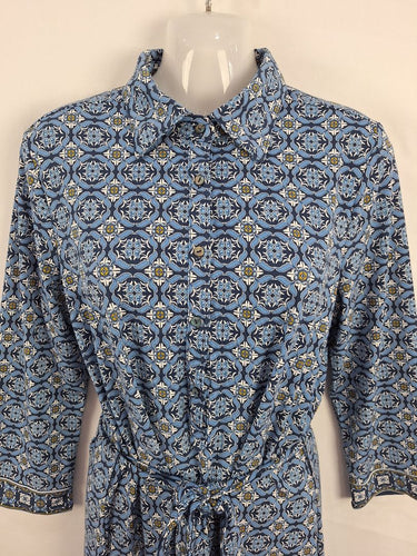 Second-Hand - Max Studio Tiled Effortless Shirt Mini Dress Size S - SwapUp