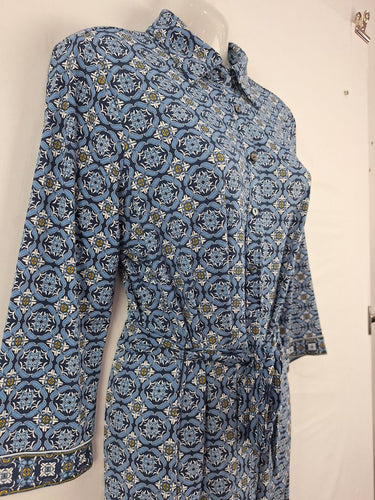 Second-Hand - Max Studio Tiled Effortless Shirt Mini Dress Size S - SwapUp