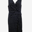 Second-Hand - David Lawrence Front Twist Navy Mini Dress Size M - SwapUp