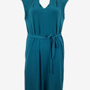 Second-Hand - David Lawrence Emerald Cap Sleeve Mini Dress Size S - SwapUp