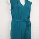 Second-Hand - David Lawrence Emerald Cap Sleeve Mini Dress Size S - SwapUp