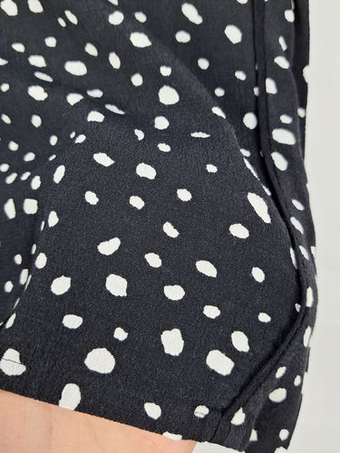 Second-Hand - David Lawrence Organic Spot Midnight Sky Top Size 8 - SwapUp