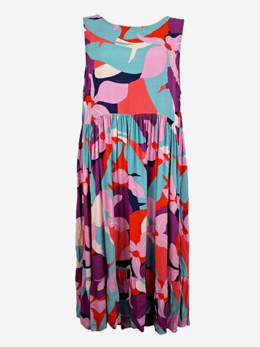 Mister Zimi Spring Flowers Flowy Maxi Dress Size 14