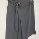 Second-Hand - Cue Funky Asymmetrical Belted Mini Skirt Size 10 - SwapUp