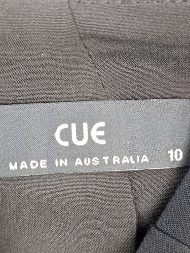 Second-Hand - Cue Funky Asymmetrical Belted Mini Skirt Size 10 - SwapUp