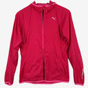 Second-Hand - Puma Pink Zip Up Hooded Active Jacket Size XS - SwapUp