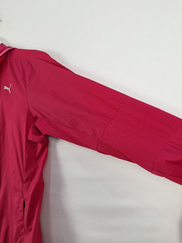 Second-Hand - Puma Pink Zip Up Hooded Active Jacket Size XS - SwapUp