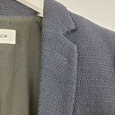 Second-Hand - Marcs Navy Shimmer Sleek Blazer Size 8 - SwapUp